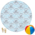 Lake House #2 Round Beach Towel (Personalized)