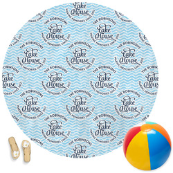 Lake House #2 Round Beach Towel (Personalized)