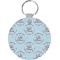 Lake House #2 Round Plastic Keychain (Personalized)
