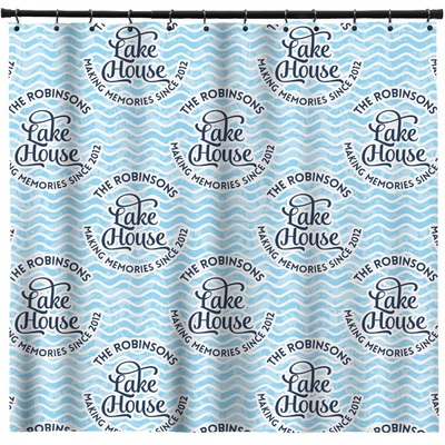 Lake House #2 Shower Curtain (Personalized)