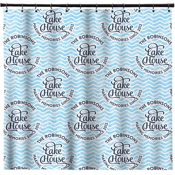 Custom Lake House #2 Shower Curtain - 71" x 74" (Personalized)