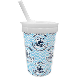 Lake House #2 Sippy Cup with Straw (Personalized)