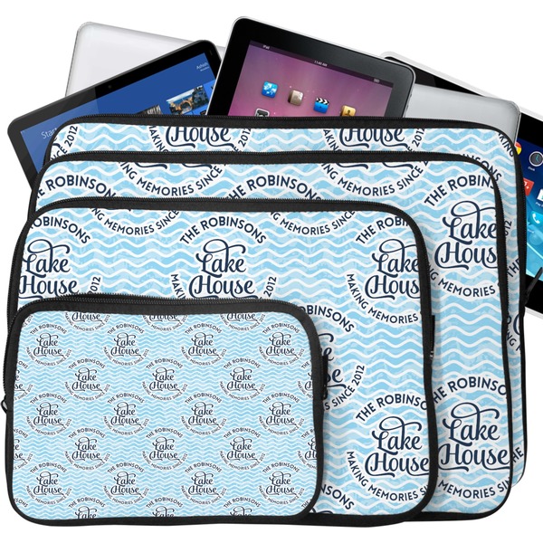 Lake House w/Name & Date Tablet & Laptop Case Sizes