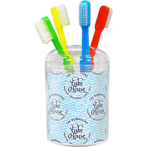 Custom Lake House #2 Toothbrush Holder (Personalized)
