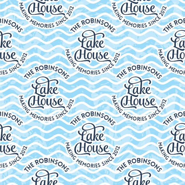 Custom Lake House #2 Wallpaper & Surface Covering (Water Activated 24"x 24" Sample)