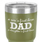 Father's Day Quotes & Sayings 30 oz Stainless Steel Ringneck Tumbler - Olive - Close Up