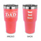 Father's Day Quotes & Sayings 30 oz Stainless Steel Tumbler - Coral - Double Sided