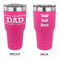 Father's Day Quotes & Sayings 30 oz Stainless Steel Tumbler - Pink - Double Sided