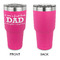 Father's Day Quotes & Sayings 30 oz Stainless Steel Ringneck Tumblers - Pink - Single Sided - APPROVAL