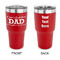 Father's Day Quotes & Sayings 30 oz Stainless Steel Tumbler - Red - Double Sided