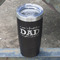 Father's Day Quotes & Sayings Black Polar Camel Tumbler - 20oz - Angled