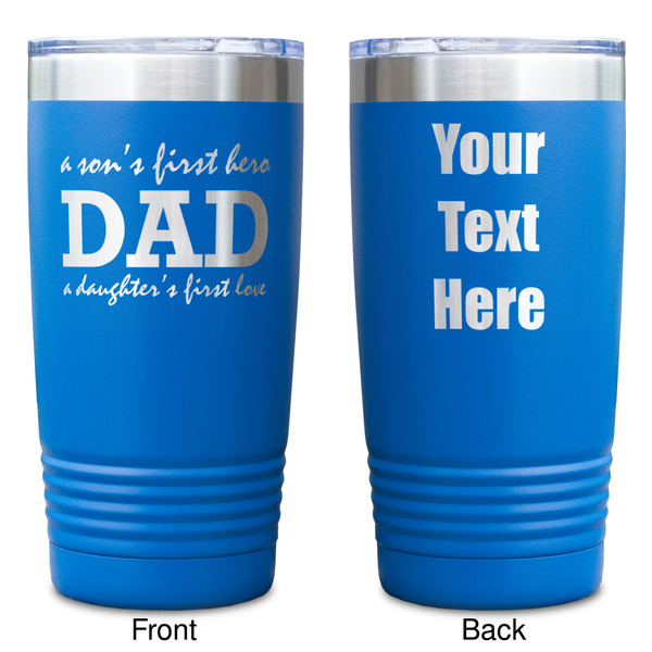 Father's Day Quotes & Sayings Blue Polar Camel Tumbler - 20oz - Double Sided - Approval