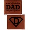 Father's Day Quotes & Sayings Cognac Leatherette Bifold Wallets - Front and Back