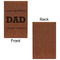 Father's Day Quotes & Sayings Cognac Leatherette Journal - Single Sided - Apvl