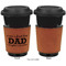Father's Day Quotes & Sayings Cognac Leatherette Mug Sleeve - Single Sided Apvl