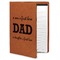 Father's Day Quotes & Sayings Cognac Leatherette Portfolios with Notepad - Large - Main