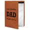 Father's Day Quotes & Sayings Cognac Leatherette Portfolios with Notepad - Small - Main