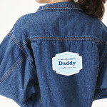 Father's Day Quotes & Sayings Twill Iron On Patch - Custom Shape - X-Large