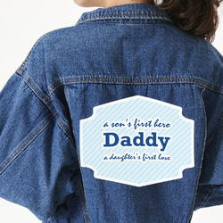 Father's Day Quotes & Sayings Twill Iron On Patch - Custom Shape - 3XL