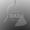 Father's Day Quotes & Sayings Engraved Glass Ornament - Bell