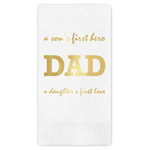 Father's Day Quotes & Sayings Guest Napkins - Foil Stamped