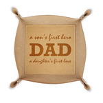 Father's Day Quotes & Sayings Genuine Leather Dice Tray