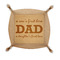 Father's Day Quotes & Sayings Genuine Leather Valet Trays - FRONT (folded)
