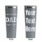 Father's Day Quotes & Sayings Grey RTIC Everyday Tumbler - 28 oz. - Front and Back