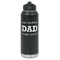 Father's Day Quotes & Sayings Laser Engraved Water Bottles - Front View