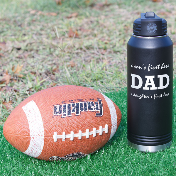 Father's Day Quotes & Sayings Laser Engraved Water Bottles - In Context