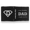 Father's Day Quotes & Sayings Leather Binder - 1" - Black- Back Spine Front View