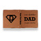 Father's Day Quotes & Sayings Leather Binder - 1" - Rawhide - Back Spine Front View