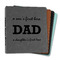 Father's Day Quotes & Sayings Leather Binders - 1" - Color Options