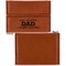 Father's Day Quotes & Sayings Leather Business Card Holder Front Back Single Sided - Apvl