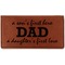 Father's Day Quotes & Sayings Leather Checkbook Holder - Main