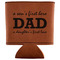 Father's Day Quotes & Sayings Leatherette Can Sleeve (Personalized)