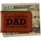 Father's Day Quotes & Sayings Leatherette Magnetic Money Clip (Personalized)