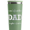 Father's Day Quotes & Sayings Light Green RTIC Everyday Tumbler - 28 oz. - Close Up