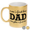 Father's Day Quotes & Sayings Metallic Mugs