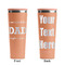 Father's Day Quotes & Sayings Peach RTIC Everyday Tumbler - 28 oz. - Front and Back