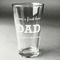 Father's Day Quotes & Sayings Pint Glasses - Main/Approval