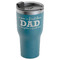 Father's Day Quotes & Sayings RTIC Tumbler - Dark Teal - Angled