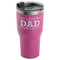 Father's Day Quotes & Sayings RTIC Tumbler - Magenta - Angled