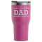 Father's Day Quotes & Sayings RTIC Tumbler - Magenta - Front