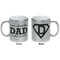 Father's Day Quotes & Sayings Silver Mug - Approval