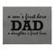 Father's Day Quotes & Sayings Small Engraved Gift Box with Leather Lid - Approval