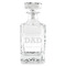 Father's Day Quotes & Sayings Whiskey Decanter - 26oz Square - APPROVAL