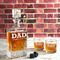 Father's Day Quotes & Sayings Whiskey Decanters - 26oz Rect - LIFESTYLE