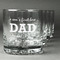 Father's Day Quotes & Sayings Whiskey Glasses (Set of 4) (Personalized)
