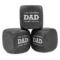 Father's Day Quotes & Sayings Whiskey Stones - Set of 3 - Front